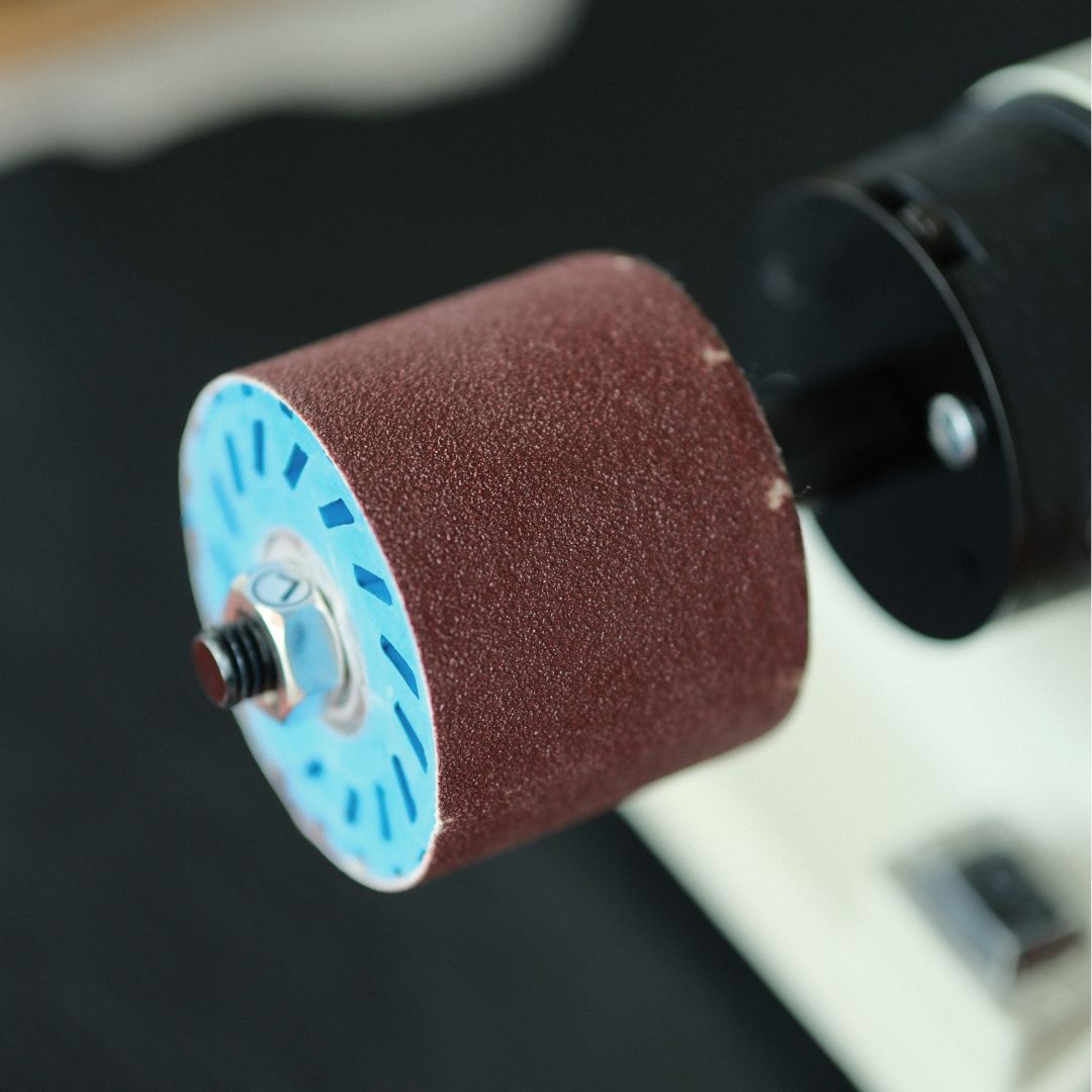 Leather Polishing Burnishing Machine – 8000RPM Adjustable Grinder