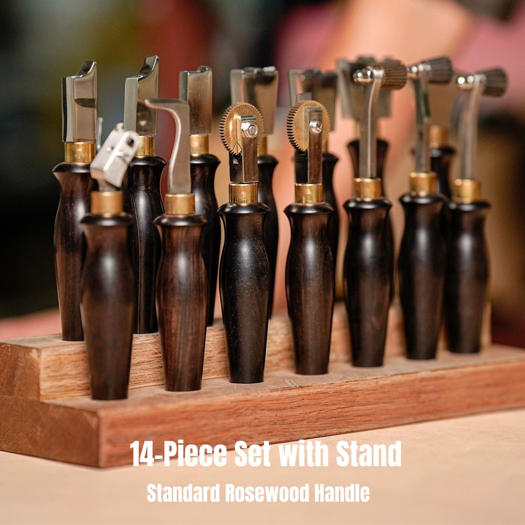 Leather Shoe Edge Finishing/Grooving/Embossing Set with Stand – CÍ OFFICIAL