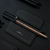 Adjustable pencil holder designed for MAXITA hot foil stamping machines. Made from durable aluminum alloy with clear scale markings for precise alignment. Compatible with EC-17 and EC-27. Ideal for pencil foil stamping. Explore now or contact us to confirm compatibility.