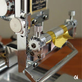 MOVEGO vintage hot foil stamping machine for leather, paper and PVC. Compact, tactile and easy to align, with clamp, infrared guide and worktable included. Custom stamping support, professional setup advice and reliable after-sales service from CÍ. Shop now.