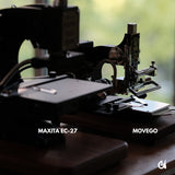 The MOVEGO Vintage-Style Hot Foil Stamping Machine is a compact desktop foil stamping machine for leather, paper, PVC, and small-batch custom work. With its film-camera-style foil loading, metal-and-wood body, clamp, infrared guide, and worktable, it brings a more tactile and enjoyable way to stamp logos, names, and simple design details.