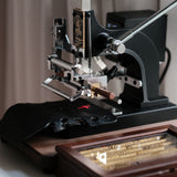 MOVEGO Compact Hot Foil Stamping Machine for Leather, Paper & PVC｜Vintage Mechanical Design