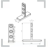 Magnetic Leather Strap Drying and Edging Stand