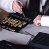 Elevate your leathercraft projects with the Maxita Interchangeable Leathercraft Stamping Set, a comprehensive 306-piece set designed specifically for the Maxita Hot Foil Embossing Machine. 