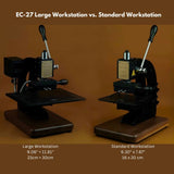 Upgrade your Maxita hot foil machine with a versatile work table for smoother positioning, better support, and easier stamping. Designed to enhance stability and workflow for EC-17 and EC-27 users. Choose the size that fits your setup and upgrade your workspace today.