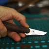 DC53 Steel Angled Leather Cutting Knife - Suitable for Both Left and Right Handed Users