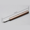 Slim leathercraft knife with replaceable blade, perfect for precision cutting, trimming corners, and fine detail work. Easy to use and swap blades with a hex key. A great tool for clean, controlled cuts. Add it to your leatherworking setup today.
