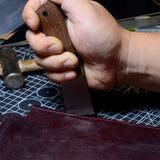 Japanese-Style Leather Cutting Knife