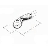 Cut leather more safely and smoothly with the Nattools rotary leather cutter. Features a retractable replaceable blade, stainless steel body, comfortable wooden handle, and safety lock for cleaner strap, bag, and pattern cutting. Shop now.