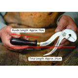 This tool was created with care and expertise, co-developed with Master Fan, a seasoned shoemaker with years of experience in crafting high-quality shoes. Using simple leverage, these bullnose pliers make pulling shoe uppers tight a breeze—quick, efficient, and easy on your hands.