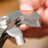 This tool was created with care and expertise, co-developed with Master Fan, a seasoned shoemaker with years of experience in crafting high-quality shoes. Using simple leverage, these bullnose pliers make pulling shoe uppers tight a breeze—quick, efficient, and easy on your hands.