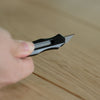 The QiANYU Retro Stainless Steel Craft Knife features a solid 2Cr13 body, HRC 50+ hardness, and a steady, no-wobble design. Ships with a 30° blade pre-installed. Durable, comfortable, and made for precise cutting. Choose your finish and elevate your craft today.