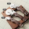 QianYu Stainless Steel Leather Rotary Cutter delivers smooth, precise cuts on soft or thin leather without stretching or warping. Durable, re-sharpenable blade and comfortable grip make leather strap cutting easy and long-lasting. Perfect for leathercraft projects—upgrade your toolkit today.