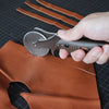 QianYu Stainless Steel Leather Rotary Cutter delivers smooth, precise cuts on soft or thin leather without stretching or warping. Durable, re-sharpenable blade and comfortable grip make leather strap cutting easy and long-lasting. Perfect for leathercraft projects—upgrade your toolkit today.