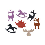 Create festive leather ornaments and charms with this Christmas Animal Cutting Die Set. Sharp Japanese steel blades and a sturdy wooden base ensure clean, precise cuts. Easy to use and built to last. Perfect for holiday crafts—shop now for your Christmas projects!
