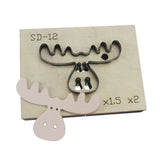 Create festive leather ornaments and charms with this Christmas Animal Cutting Die Set. Sharp Japanese steel blades and a sturdy wooden base ensure clean, precise cuts. Easy to use and built to last. Perfect for holiday crafts—shop now for your Christmas projects!