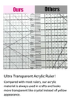 Rulers for Quilting and Sewing Quilt Strip Rulers for Fabric Precise Cutting