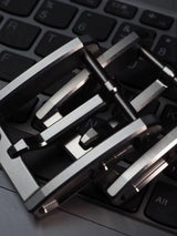 'Sui' Japanese Stainless Steel /Titanium Pin Buckle, 316L CNC