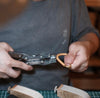 The 2nd Generation Nattools Leather Flat Pliers, an essential tool crafted for leathercraft enthusiasts and professionals seeking precision and dura