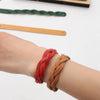 perfect for creating a classic and vintage-style leather bracelet. Whether you're a DIY leathercraft enthusiast, a studio professional, or simply looking to craft a special handmade gift for the upcoming holidays
