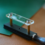 The Maxita Transparent Acrylic Positioning Holder is the perfect alignment tool for crafters using the Type 2 holder on the Maxita Foil Stamping Machine. It's designed to provide precise positioning when working with thicker materials, where infrared alignment might not perform as effectively due to material thickness or edge curvature. This transparent holder offers a clear and stable solution for accurate stamping setups, but it’s important to note that it doesn’t heat. After positioning, simply clamp you
