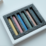Chrysanthos Underglaze Chalk Crayons Set-6 Pieces, Kid-Friendly