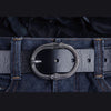 High-Quality Material: Made from 304 stainless steel, it offers durability and a polished finish that enhances any belt.