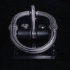 304 Stainless Steel Lost-wax Casting Serpentine Belt Buckle with Removable Leather Connector