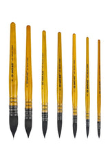 Ceramic Watercolor Brush and Outline Pen Set, 7 Pieces
