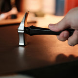 We’ve swapped the original 304 stainless steel for 440C stainless steel, a tougher, wear-resistant material with a hardness of 59–60 HRC. That means this hammer holds up beautifully over time — even with frequent use — without sacrificing the control and accuracy needed for detailed leatherwork.