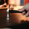 We’ve swapped the original 304 stainless steel for 440C stainless steel, a tougher, wear-resistant material with a hardness of 59–60 HRC. That means this hammer holds up beautifully over time — even with frequent use — without sacrificing the control and accuracy needed for detailed leatherwork.