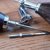 YORKSHINE 4-in-1 Detachable Leather Awl Set – French, Diamond, Round, and Stitching Awls