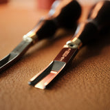 Yorkshine M390 French Edger / Leather Skiver Knife