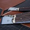 M390 leather knife, Japanese leather cutting knife, premium leathercraft tool, M390 powder steel, straight edge knife, leather knife for professionals, handcrafted leather knife, Yorkshine knife, ergonomic leather cutter, best knife for leathercraft