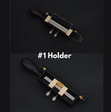Maxita hot foil stamping holders for EC-17 and EC-27 machines. Choose Type 1, Type 2, or Type 3 for single-line, dual-line, centered text, movable type, and logo stamp setups. A simple way to make leather, paper, and packaging stamping easier. Shop now.