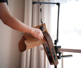 Made from lightweight aluminum alloy, the arm stays stable yet easy to adjust. The large magnetic pad holds even soft, flexible leather securely, and the multi-angle movement lets you set the exact position you need without breaking your focus. When you’re done, it folds down quickly for compact storage.