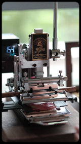MOVEGO Compact Hot Foil Stamping Machine for Leather, Paper & PVC｜Vintage Mechanical Design