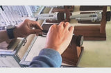 If you make leather watch straps by hand, you’ll know how tricky edge painting can be — especially on narrow bands. This clamp makes the job a whole lot easier. It holds your strap securely in place so you can apply edge paint smoothly and evenly, without chasing the leather around your workbench.