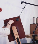 Enhance your Maxita Stitching Pony with a lightweight, adjustable support arm designed for cleaner, smoother stitching. Holds leather, mounts lights or cameras, and features a 1/4" threaded expansion mount. Stable, compact, and built to upgrade your entire leathercraft workflow.