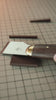 Yorkshine Japanese Leather Knife – 30mm Straight Edge | M390 Powder Steel