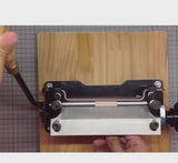 Effortlessly skive heavy veg-tanned leather to less than 1 oz. with our manual skiving machine. 
