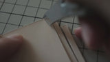 Natools DC53 Steel Angled Leather Cutting Knife - Suitable for Both Left and Right Handed Users